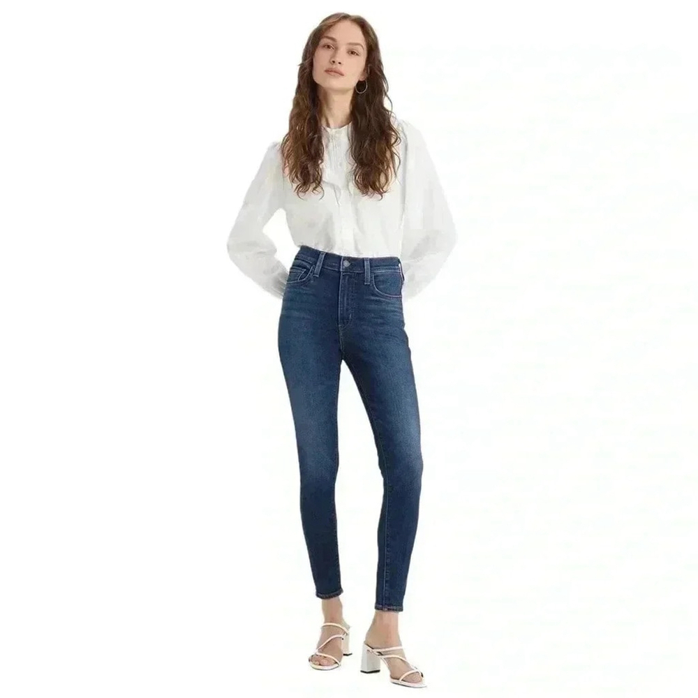 Levi's 720 High Rise Super Skinny Jeans – Dark Wash, Size 26
